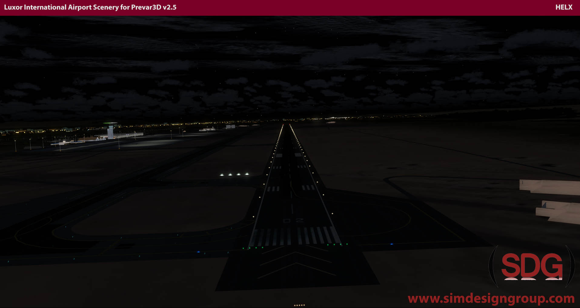 Luxor Intl Airport Scenery for Prepar3D v2.x - HELX P3D