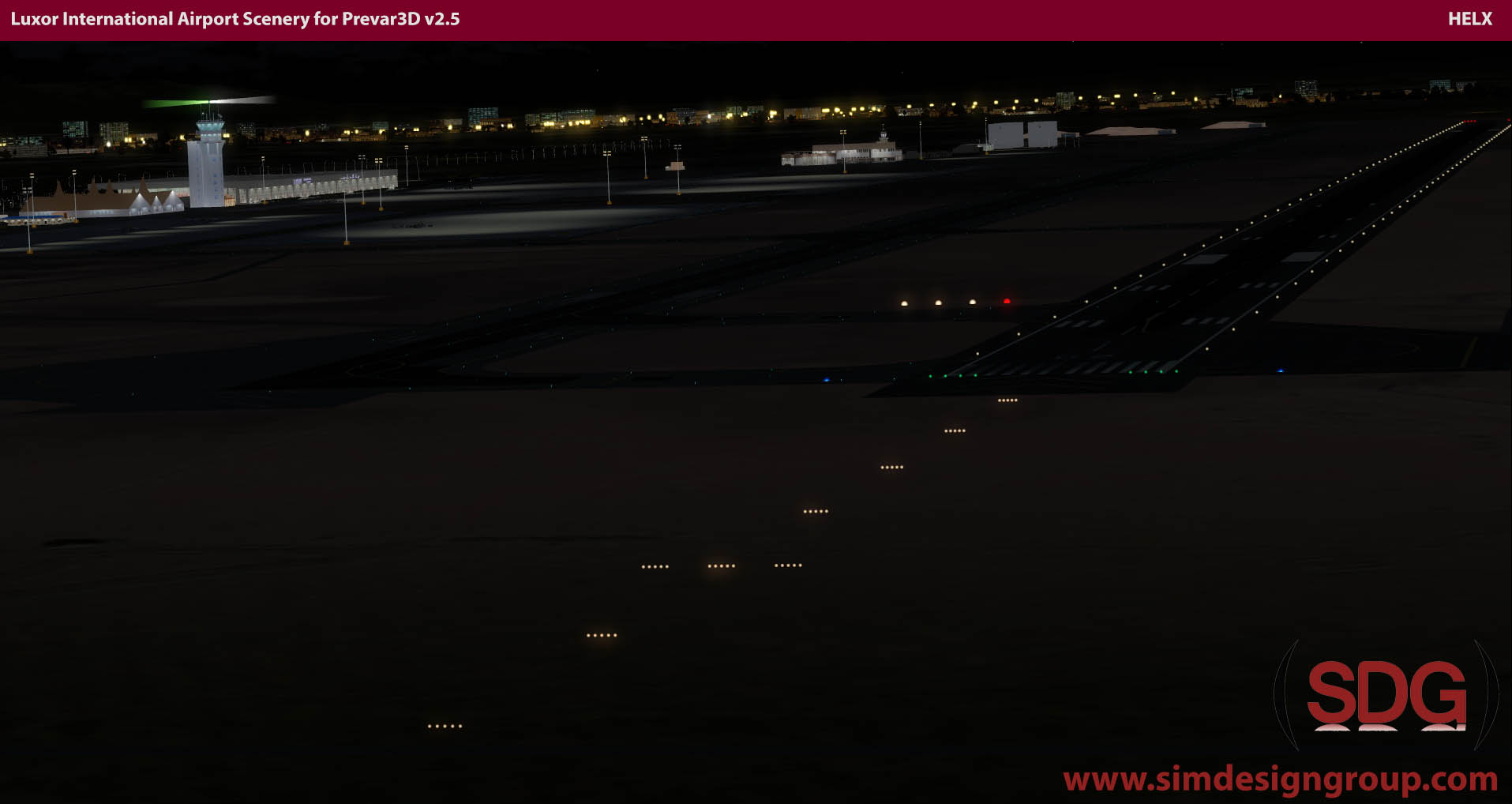 Luxor Intl Airport Scenery for Prepar3D v2.x - HELX P3D