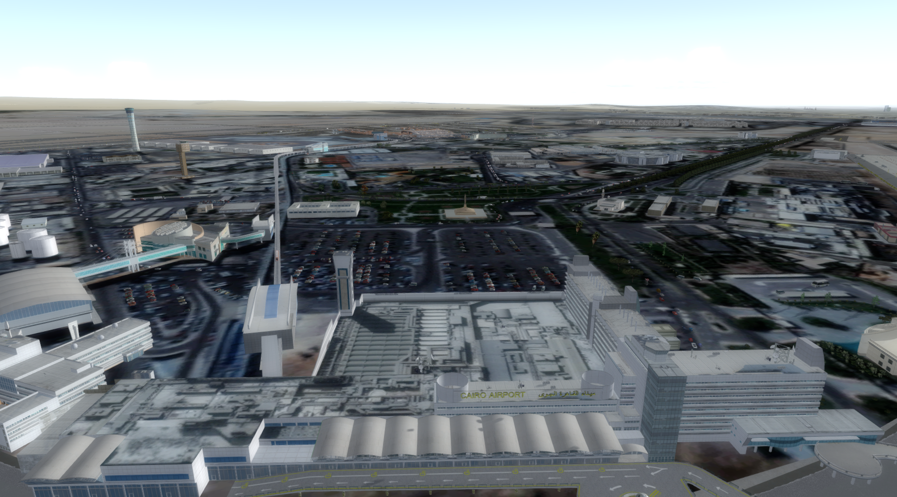 Cairo International Airport Scenery FSX P3D - Click Image to Close