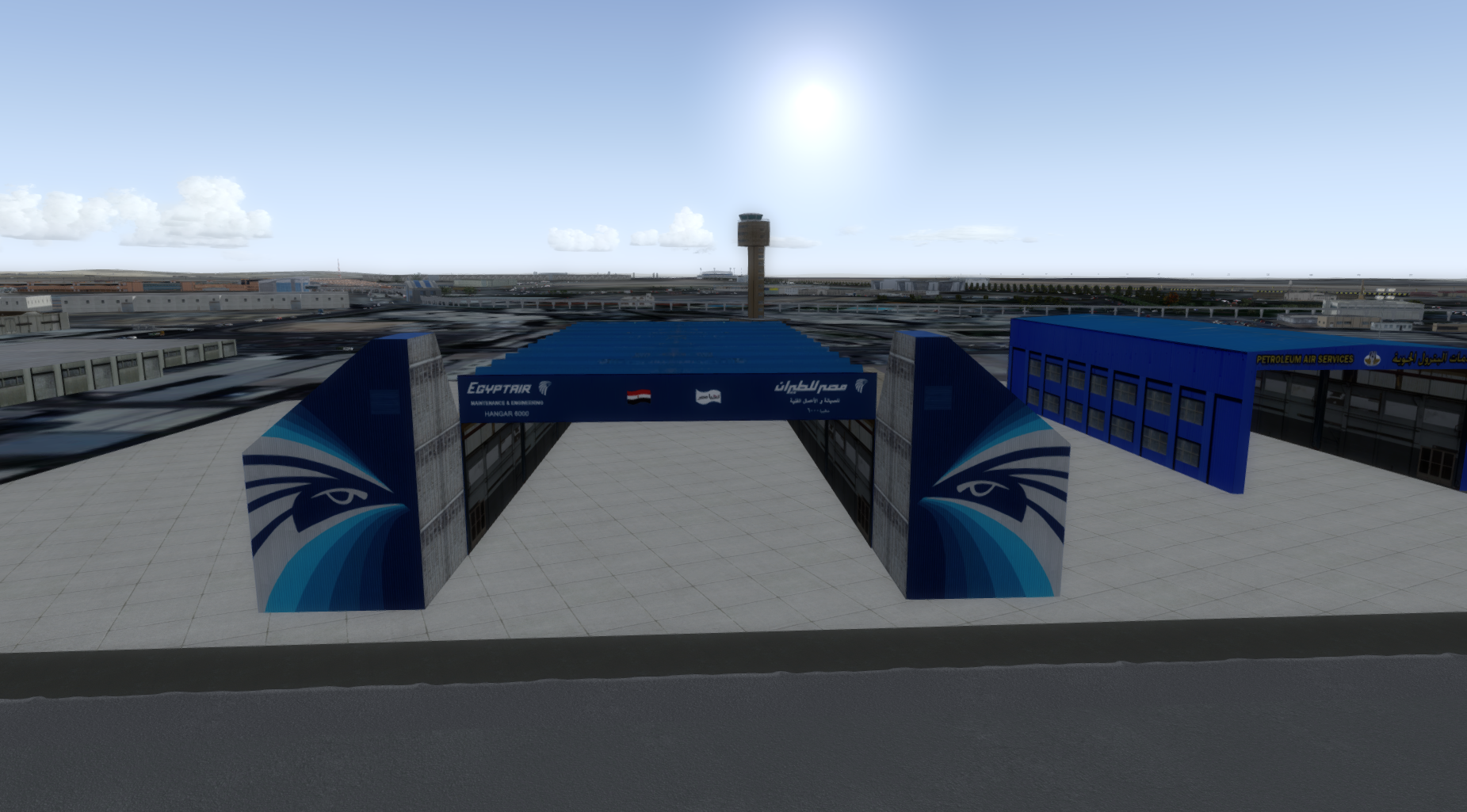 Cairo International Airport Scenery FSX P3D - Click Image to Close